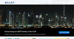 Desktop Screenshot of harpmiddleeast.com